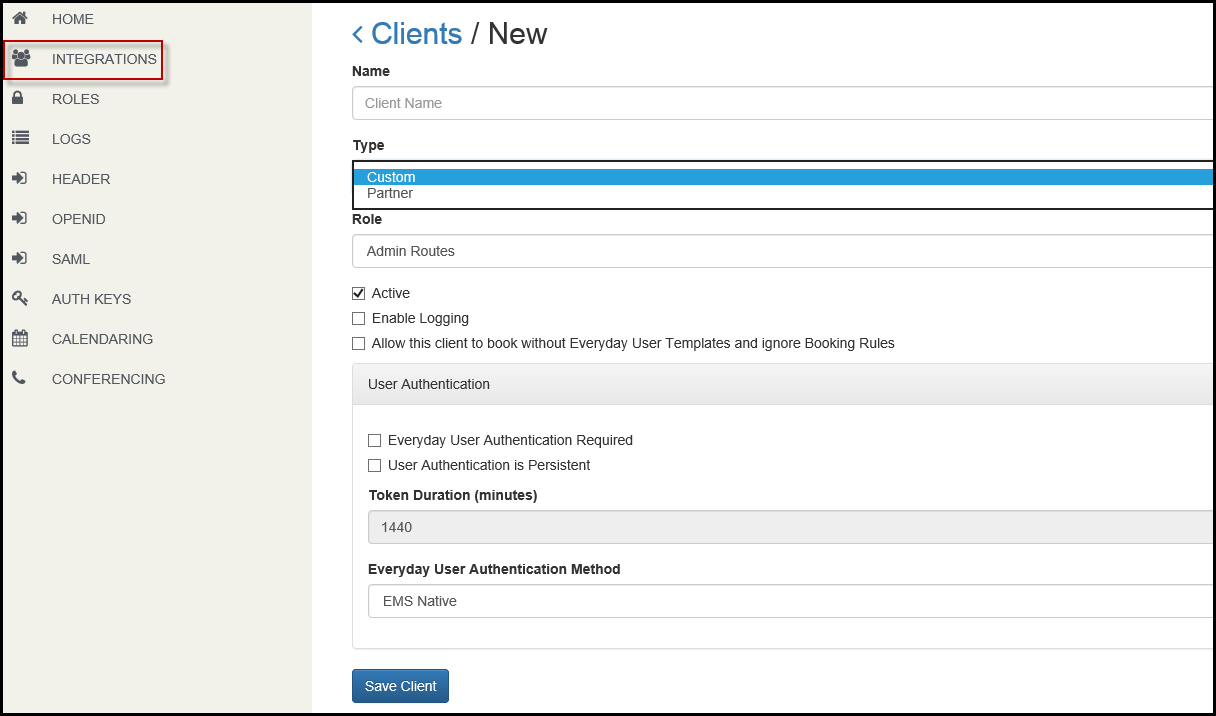 Configuring Platform Services in the Admin Portal