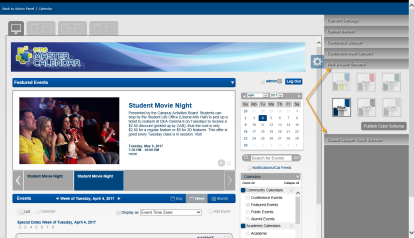 Customize Your Master Calendar Site